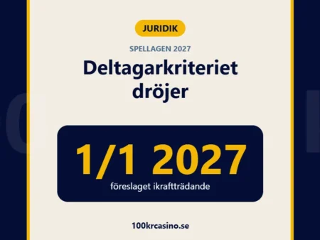 Deltagarkriteriet dröjer – det här betyder förslaget om ny spellag